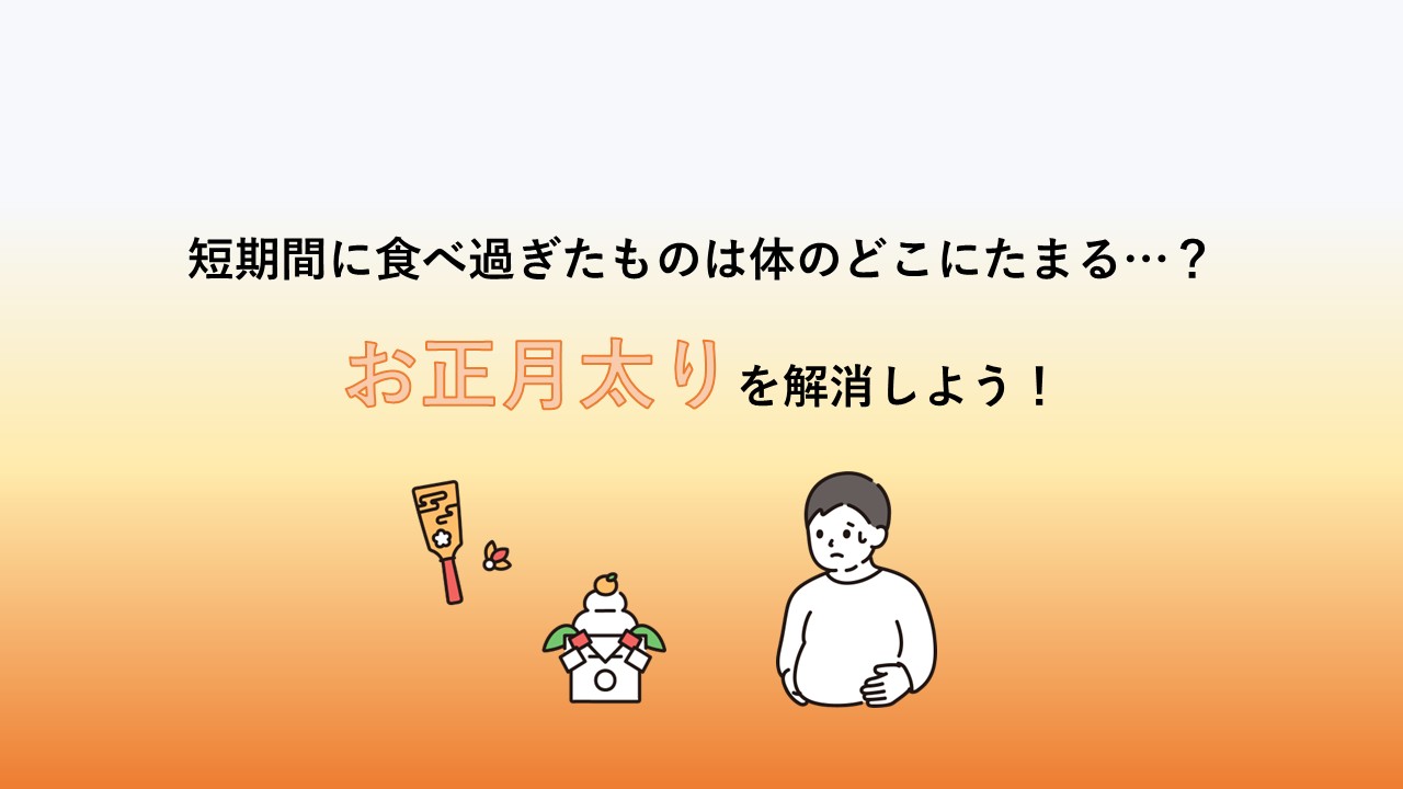 お正月太りを解消しよう